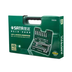 SATA/世达 12.5mm系列套筒组套 SATA-09006(升级款) 46件 1套