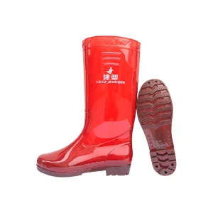 JS/津塑 特种工矿三防雨靴 939 43码 筒高37cm 红色 耐油酸碱雨靴 1双