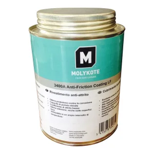 MOLYKOTE/摩力克 无铅高性能减摩涂层 3400A-LF 灰色 500g 1罐