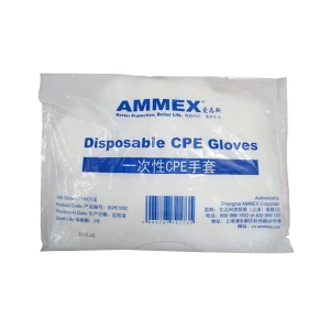 AMMEX/爱马斯 一次性CPE手套 DCPE100C 均码 无粉 1袋