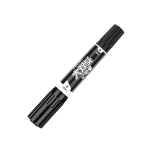 DELI/得力 大双头记号笔 S555 1.5/6.0mm 黑色 1支