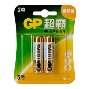 GP/超霸 5号碱性电池 GP15A-L2 2粒装 1包
