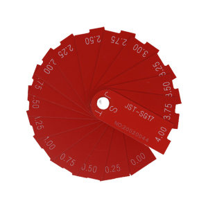 jst/杰斯特 塑料面差尺 jst-sg17 0-4mm 17片 不代为第三方检测 1套