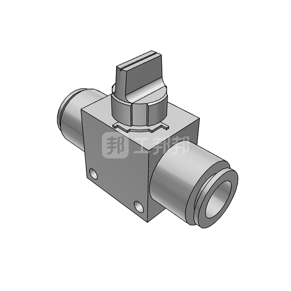 smcvhk2系列手动阀vhk212f12f两位两通旋钮阀接口12mm1个现货