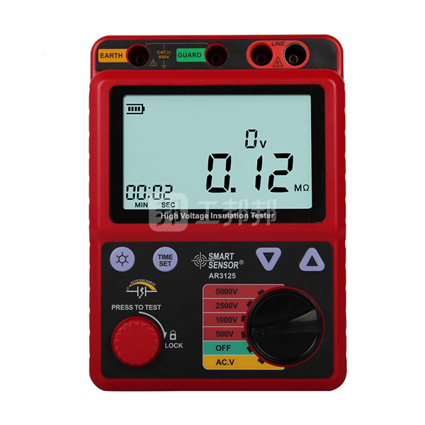 smartsensor希玛仪表直流电阻测试仪ar3125不支持第三方检定1个现货