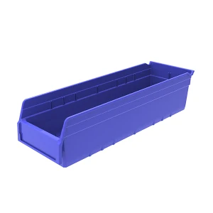 ANWENYING/安稳盈 精益物料盒 TK6215_蓝色 600×200×150mm(580×178×88mm) 蓝色 含透明牌 不含分隔板 1个